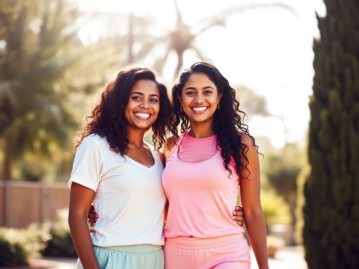 Healthy women after Ayurvedic transformation
